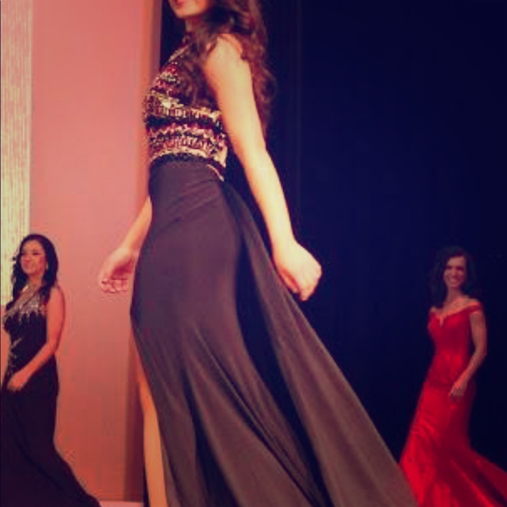 Black formal gown
